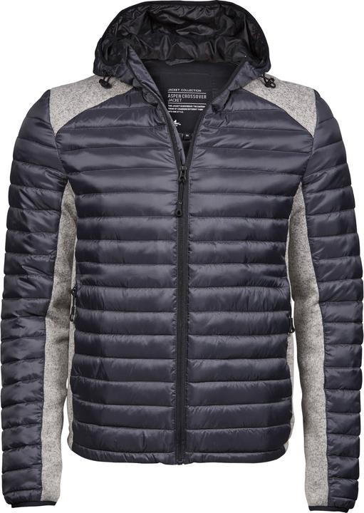 Tee Jays Crossover Gesteppte Outdoorjacke Mit Kapuze