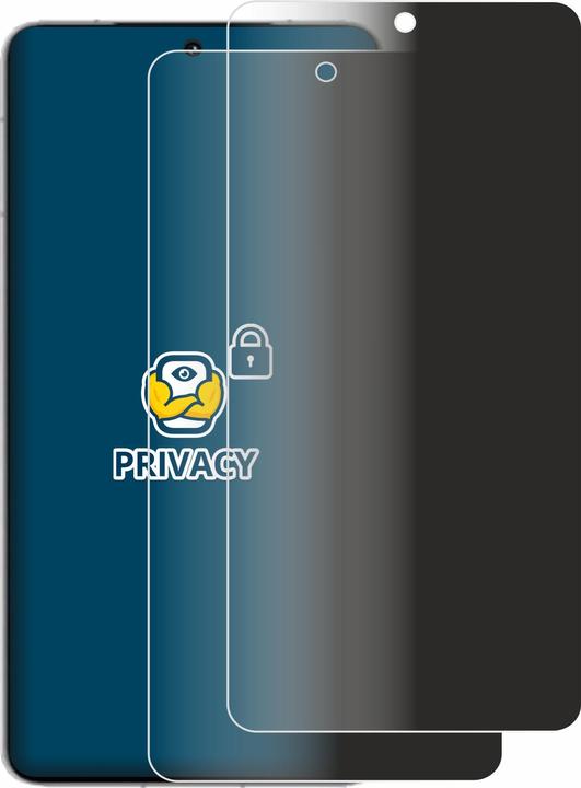 Actual product image BROTECT Anti-spy privacy film Blue light protection film (2 Piece, Vivo IQOO)