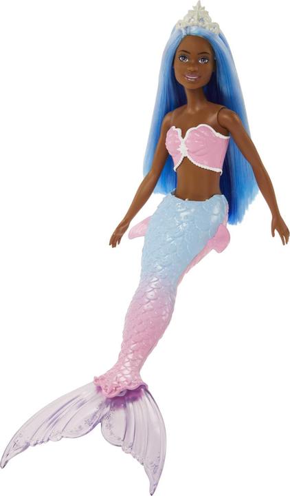 Image du produit Barbie Dreamtopia Poupée sirène (cheveux bleus), Jouets à partir de 3 ans