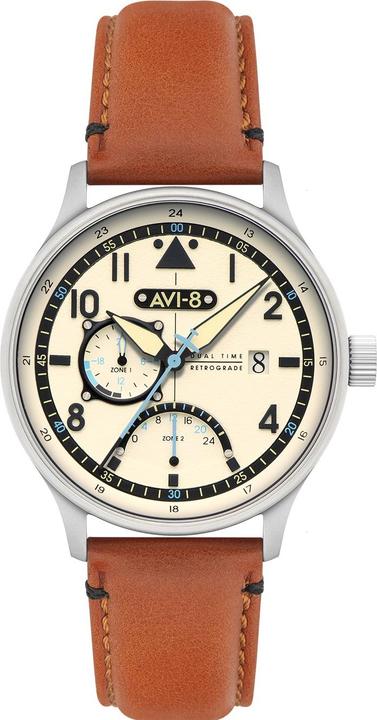 AVI-8 AV-4101-0C Hawker Hurricane McKellar Dual Time (Fliegeruhr)