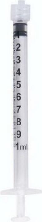 Sol-m Spritze PP 1ml Luer Lock steril 3-teilig 100 Stk