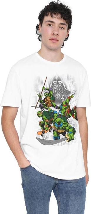Actual product image Teenage Mutant NT Mens Shredder And Turtles Comic T-Shirt (5XL)