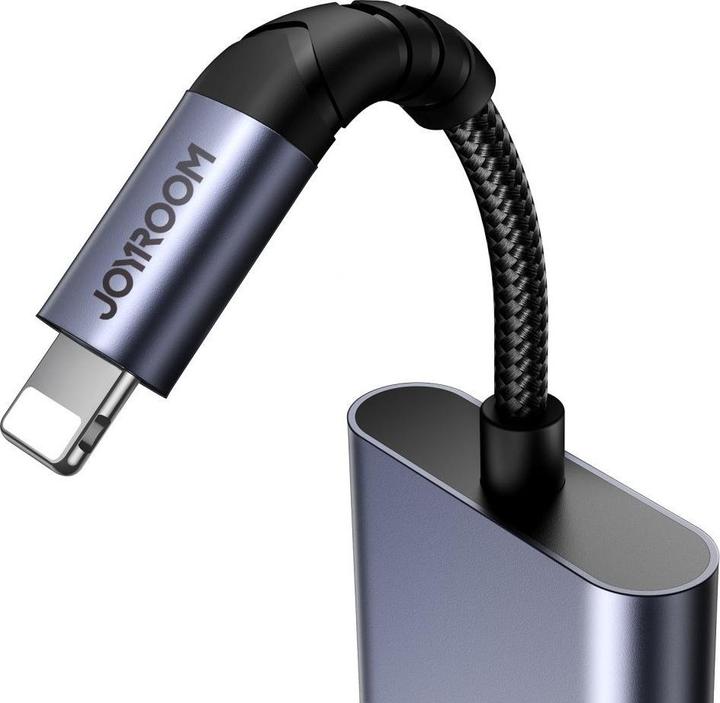 Immagine prodotto Joyroom SY-L01 Adattatore DAC da Lightning a Lightning / mini jack da 3,5 mm 2 in 1 (Lightning, Jack da 3.5mm)