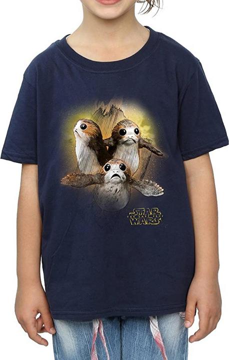 Image du produit Star Wars T-shirt en coton brossé Porg pour fille (116)