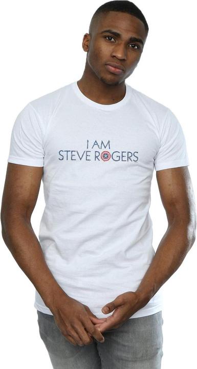 Image du produit Mens Avengers Infinity War I Am Steve Rogers T-Shirt (XL)