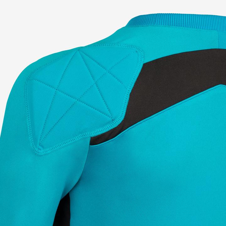 Actual product image Kipsta Kids football goalkeeper jersey - F100 turquoise (8, 9, 10)