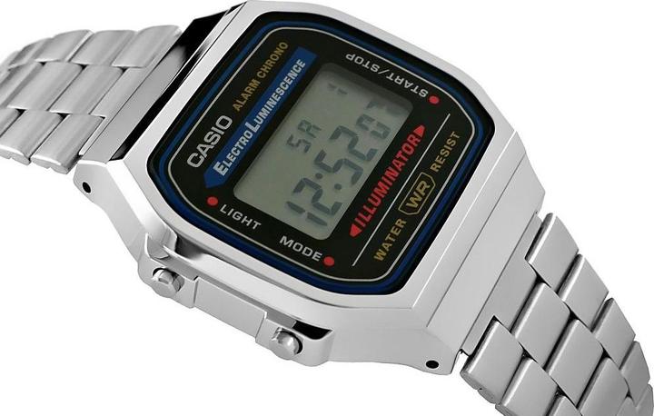 Actual product image Casio Vintage A168wa-1yes (Digital watch, 35 mm)