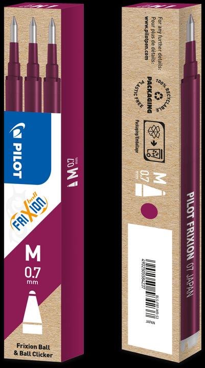 Immagine prodotto Pilot Ricarica FriXion (Mine di ricambio, Rosso vino, 0.70 mm)