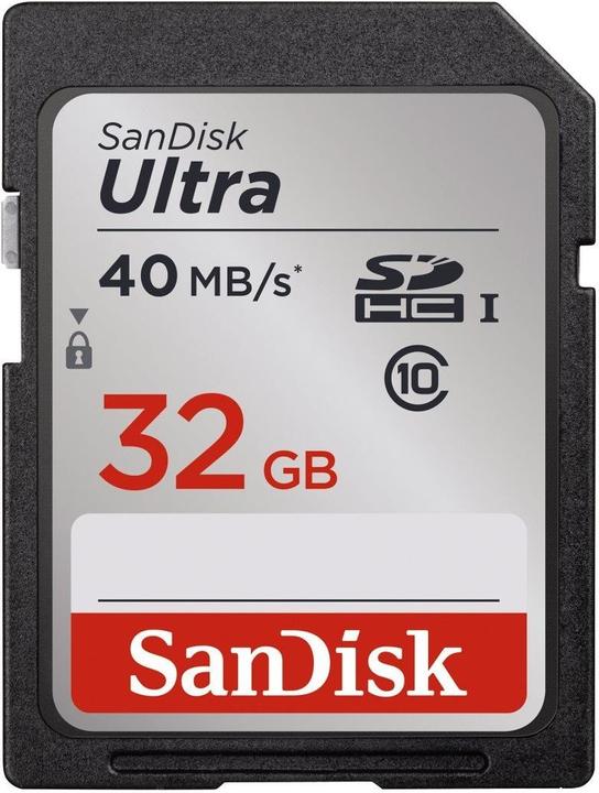 Produktbild SanDisk Ultra SDHC (32 GB, SDHC, U3, UHS-I)
