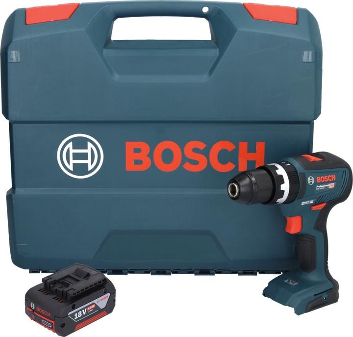 Immagine prodotto Bosch Professional Bosch GSB 18V-55 Trapano a percussione a batteria professionale 18 V 55 Nm Brushless + 1x Batteria (Batteria ricaricabile)