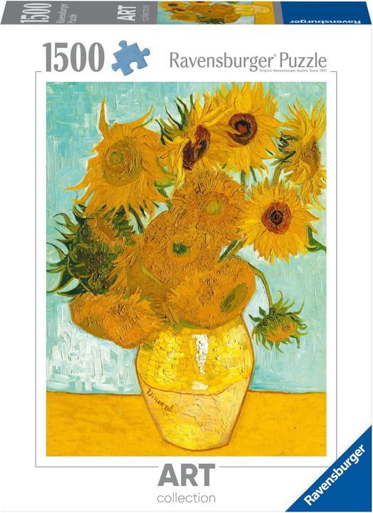 Ravensburger Van Gogh : Vase avec tournesols (1500 pièces)