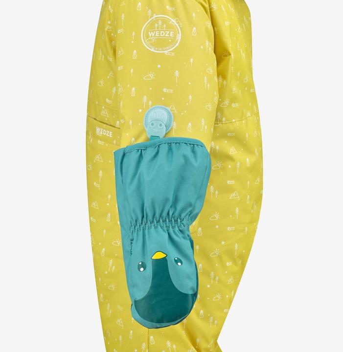 Immagine prodotto Wedze Guanti da sci per bambini - 500 Lugiklip blu (2)