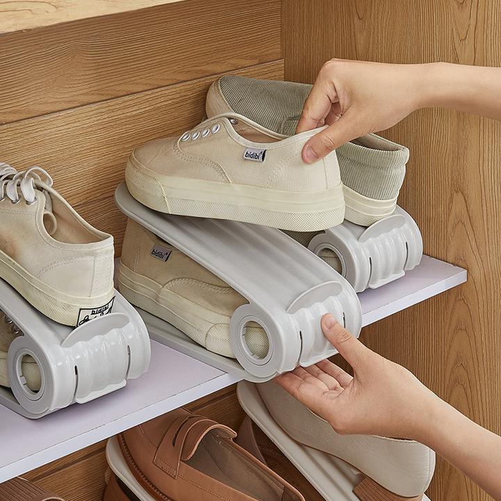 Immagine prodotto Esmée Platzsparender Schuh Organizer Höhenverstellbarer Schuhstapler 8er Set
