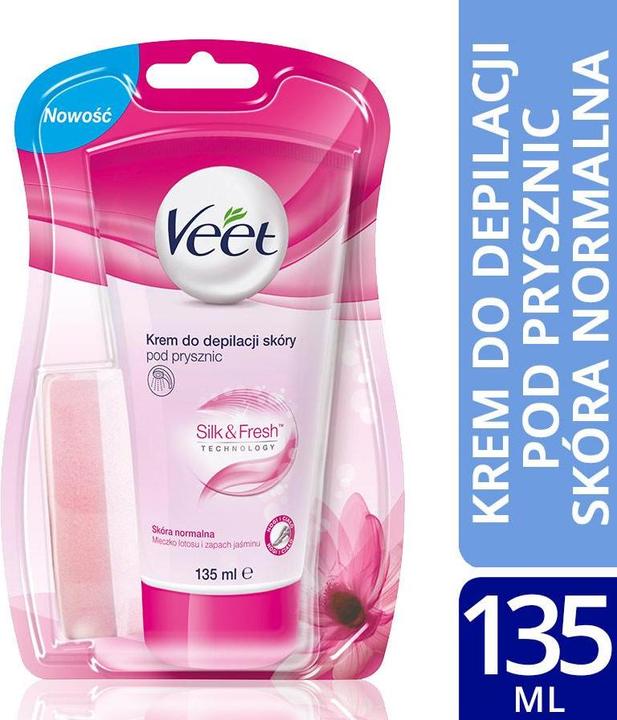Actual product image Veet In Shower depilatory cream 135 ml (135 ml, 1 x)