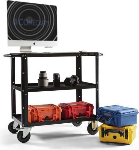 Produktbild ConeCarts Small cart - Workstation - 3 Böden (203.90 kg)