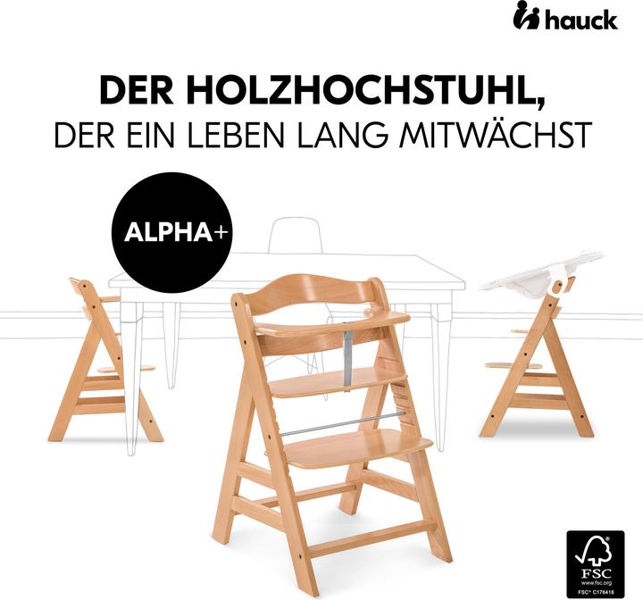 Produktbild Hauck Alpha+B natural (Hochstuhl)