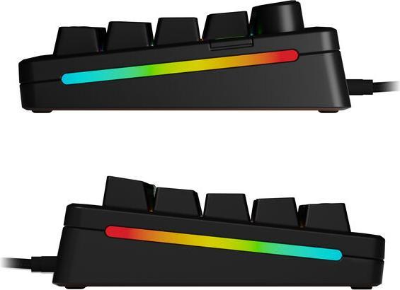 Actual product image Glorious GMMK 3 65 % Custom Gaming Keyboard - Pre-Built, ANSI (US), Fox Switches, black (US, Cable)