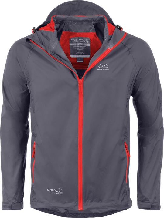 Actual product image Highlander Stow & Go Charcoal Packaway Jkt - S (S)