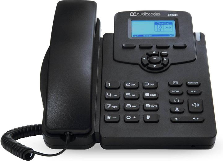 Actual product image Audiocodes Deskphone 405HD Skype for Business