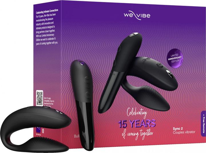 Produktbild We-Vibe Toy-Set „15th Anniversary Collection“ mit Sync 2 und Tango X