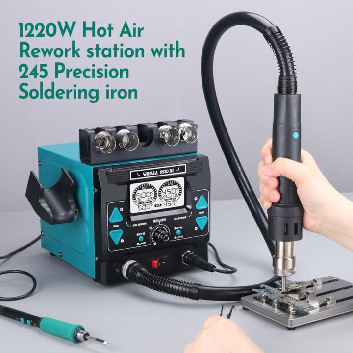 Immagine prodotto Yihua 992D-III 2in1 1220W Präzision Lötstation und Rework Station