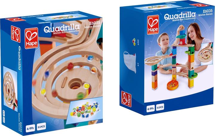 Actual product image Hape Marble set