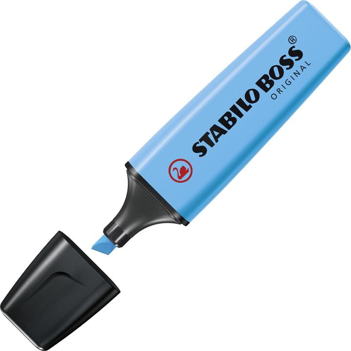 Image du produit STABILO Surligneur bleu, boîte de 10 (Bleu, 5 mm, 10 x)