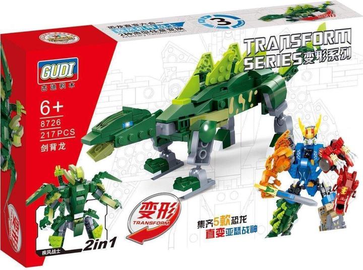 Produktbild Gudi 8726 - Transform Mecha-Dino Stegosaurus