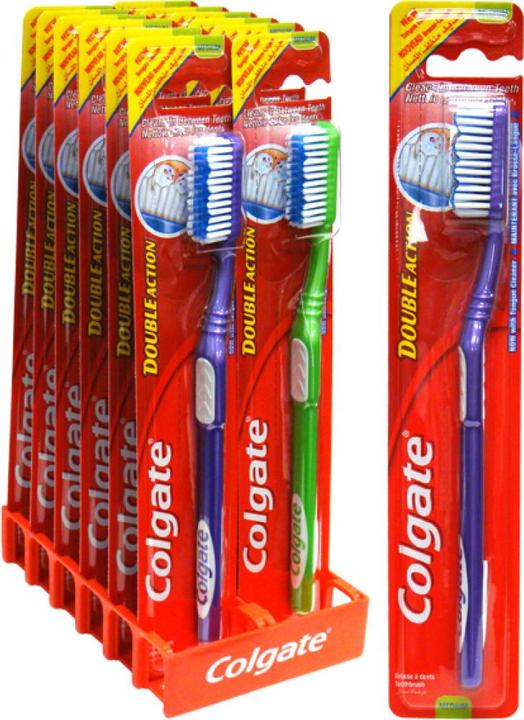 Produktbild Colgate Double Action Toothbrush - Toothbrush (Mittel, 1 x)