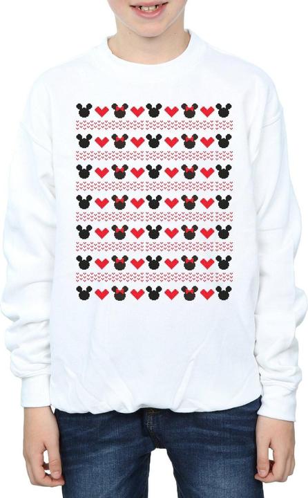 Immagine prodotto Disney Mickey And Minnie Christmas Hearts Felpa Ragazzi (116)