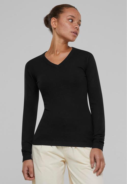 Actual product image Urban Classics Ladies Knitted V-Neck Sweater (4XL)