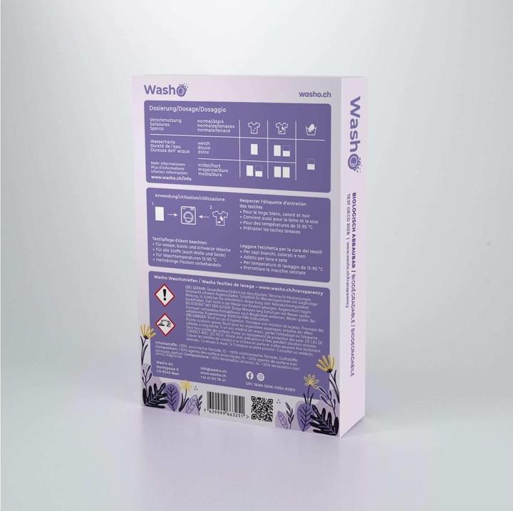 Image du produit Washo Bande de lavage Made in Germany (60 Cycles de lavage, Lingettes)
