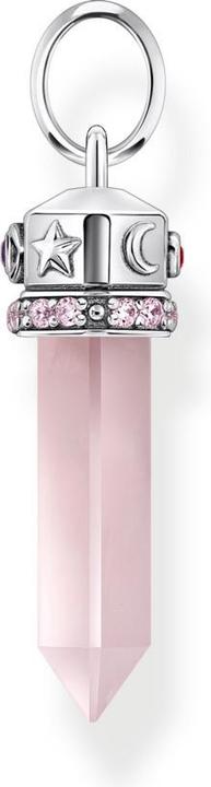 Produktbild Thomas Sabo Kettenanhänger mit Rosenquarz-Kristall Silber (925er Silber)