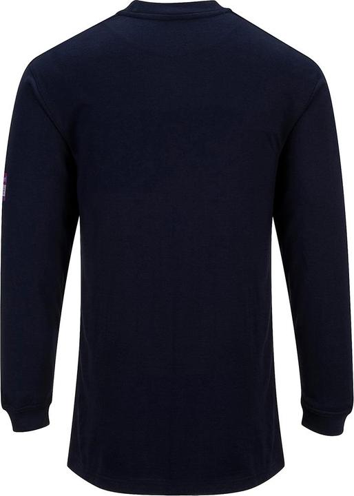 Actual product image Portwest Mens Flame Resistant Anti-Static Long-Sleeved T-Shirt (XL)
