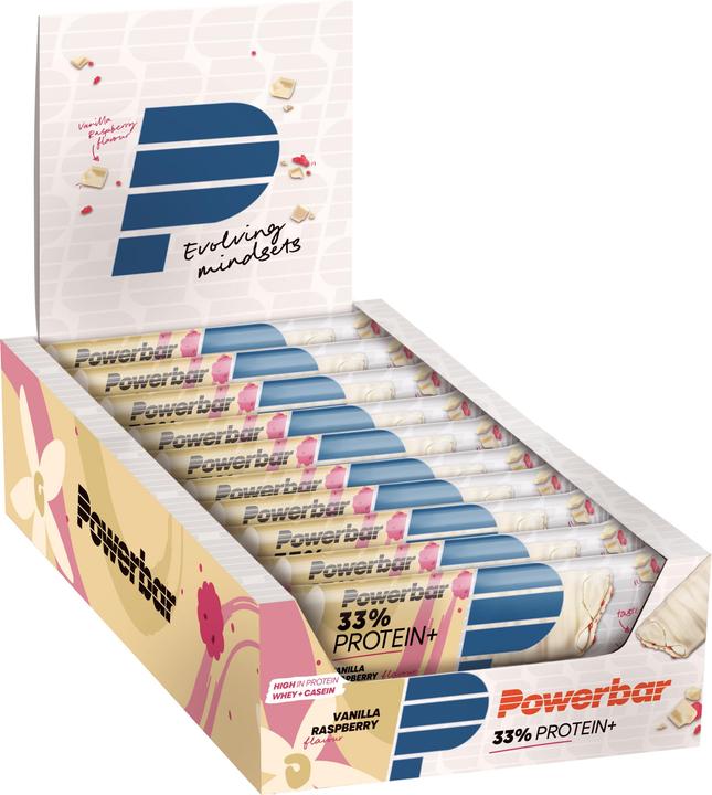 Actual product image Powerbar Protein Plus 33% (Vanilla, Raspberry, 10 pcs., 900 g)