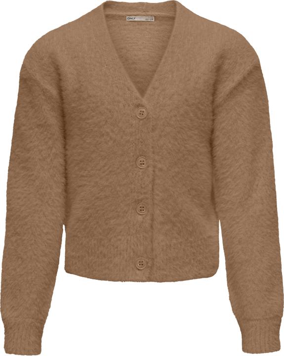 Only Normal geschnitten V-Ausschnitt Tief angesetzte Schulter Strickjacke Strickjacke