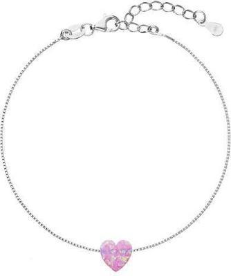 Evolution Group Gentle bracelet with synthetic opal 13018.3 (L) (Synthetische Steine)