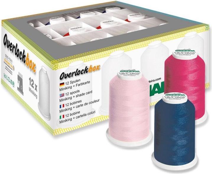 Produktbild Madeira OverlockBox Miniking 12 Spulen