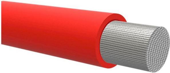 Actual product image Nemiq Stranded wire PVC 60V 2.5mm² Tinned copper red RKUB 15m (15 m)