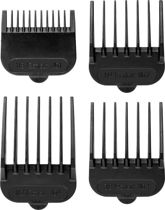Produktbild ECG ZS 1020 Baltas Haarschneider mit Kabel, Nerūdijantis plienas feste und bewegliche Klingen, 6 Kammauf
