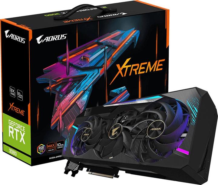 Produktbild Gigabyte AORUS GeForce RTX 3080 XTREME 10G LHR (10 GB)