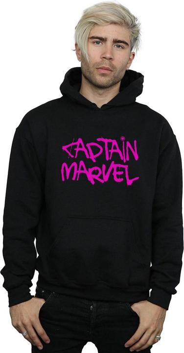 Actual product image Mens Captain Spray Text Hoodie (4XL)