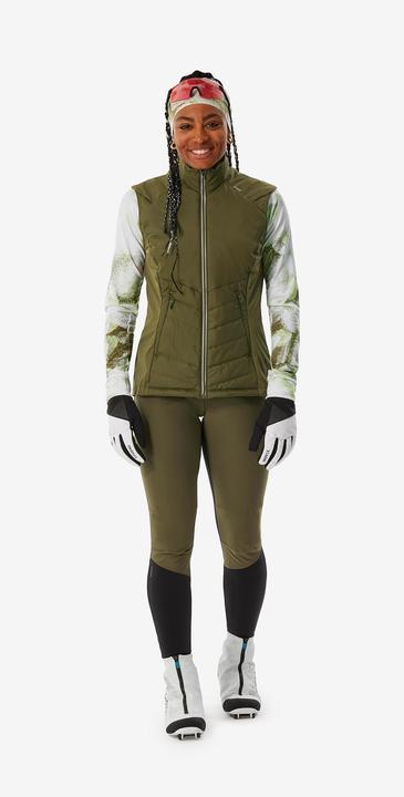 Immagine prodotto Inovik Gilet da sci di fondo da donna - 500 kaki (L)