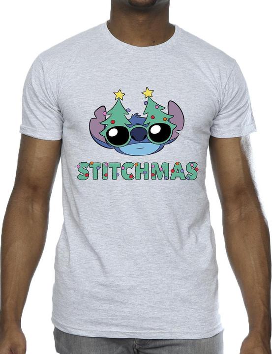 Immagine prodotto Disney Lilo & Stitch Stitchmas Glasses Maglietta Uomo (S)