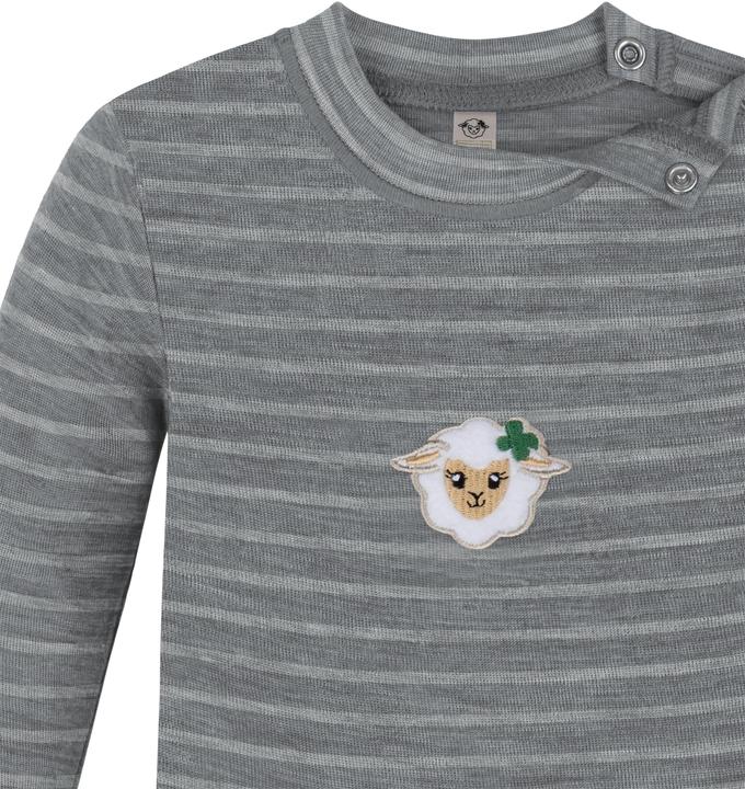 Actual product image Normani 3-pack baby merino longsleeve "Taupo" - 9475 (68)