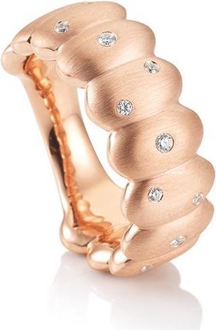 Breuning RING - BRILL. 0,14 Ct. H/si (53, 750/18 K Gold)