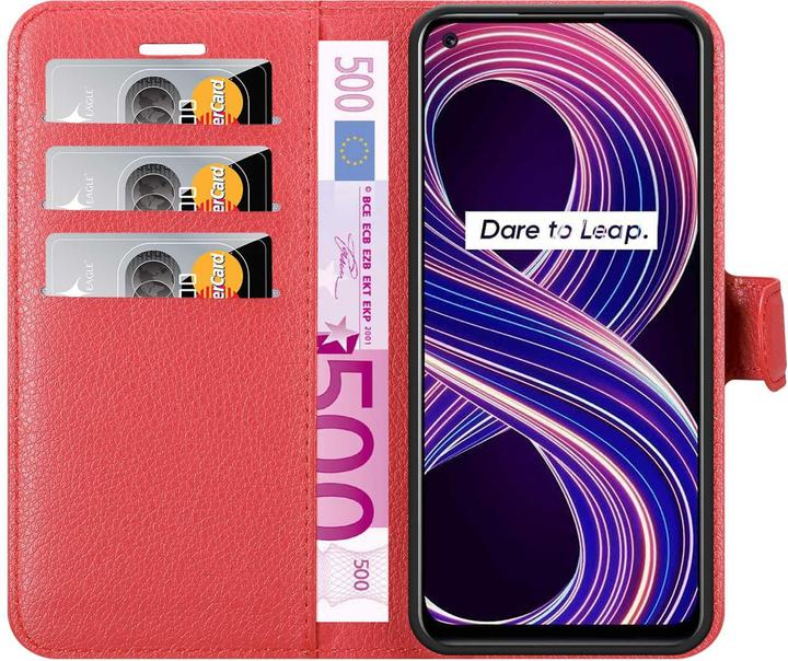 Produktbild Cadorabo Book Stand Hülle für Realme 8 5G / V13 / Q3 / Q3i / Narzo 30 5G (Realme Narzo 30 5G, Realme V13, Realme Q3i 5G)