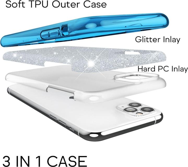 Produktbild Nalia Glitzer Hülle (Apple iPhone 11 Pro Max)