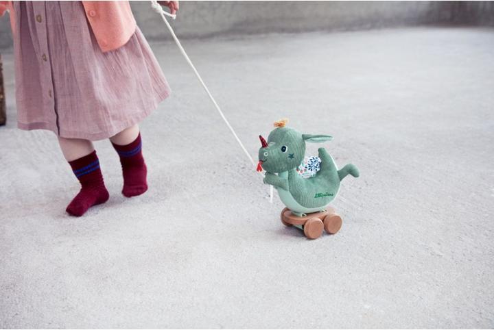 Actual product image Lilliputiens Joe stuffed animal to pull