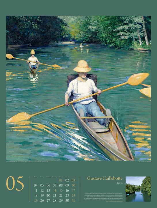 Immagine prodotto KunstGeschichten - Meisterwerke und die Orte ihrer Inspiration Kalender 2026 (Copertina rigida, Tedesco)